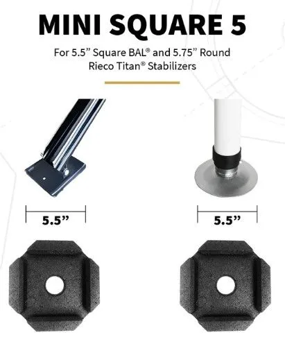SNAPPAD MINI SQUARE 5 - 4 PK F